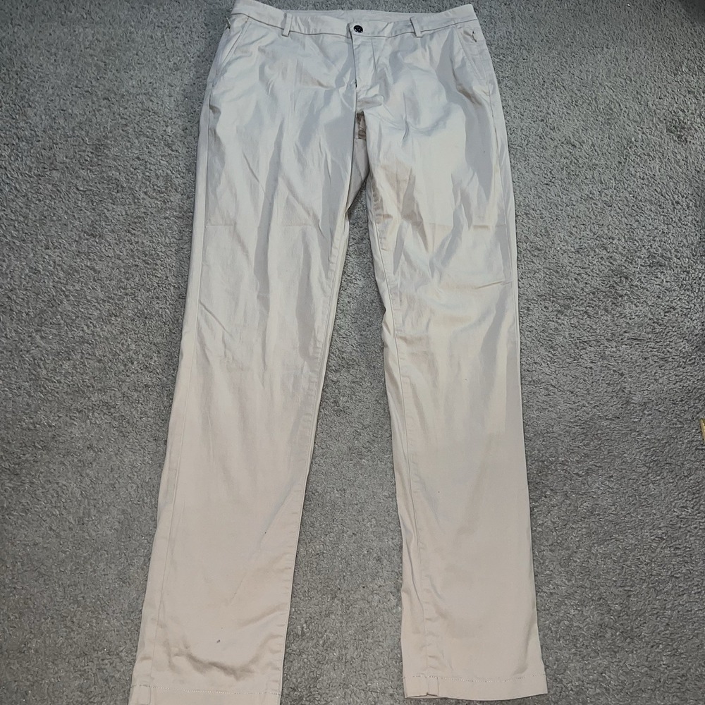 Bird Dogs Mens Boom for Your Boomstick Golf Pants Beige Size 36x36